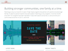 Tablet Screenshot of parentingjourney.org